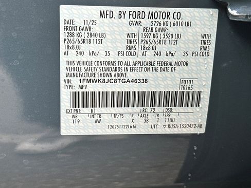 New 2026 Ford Explorer Tremor w/ Tremor Ultimate Package image 30