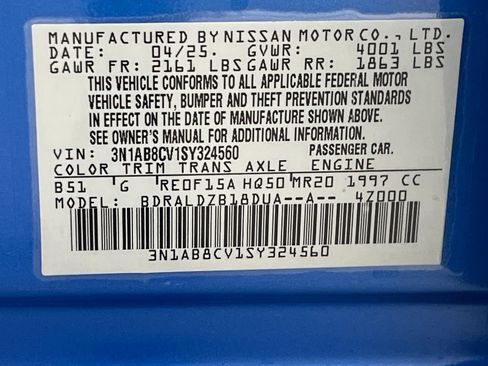 Used 2025 Nissan Sentra SV FWD image 71