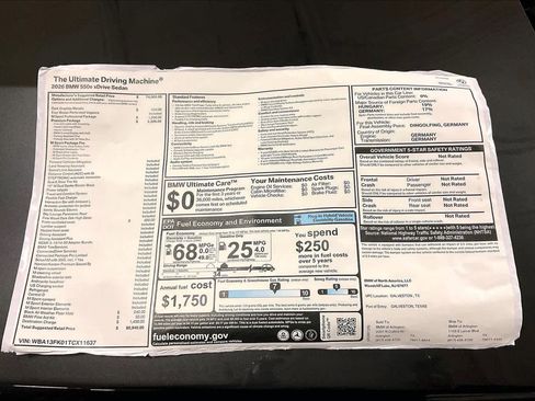 New 2026 BMW 550e xDrive 550e xDrive w/ Premium Package image 19