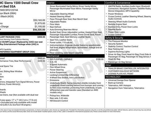 Used 2015 GMC Sierra 1500 Denali w/ Driver Alert Package image 4