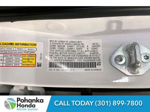 Used 2022 Honda Civic Sport image 33