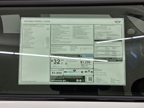 New 2026 MINI Cooper 2-Door Hardtop FWD image 27