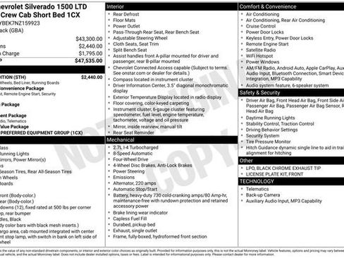 Used 2022 Chevrolet Silverado 1500 Custom w/ Rally Edition image 3