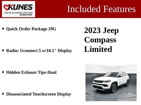 Used 2023 Jeep Compass Limited AWD/4WD image 3