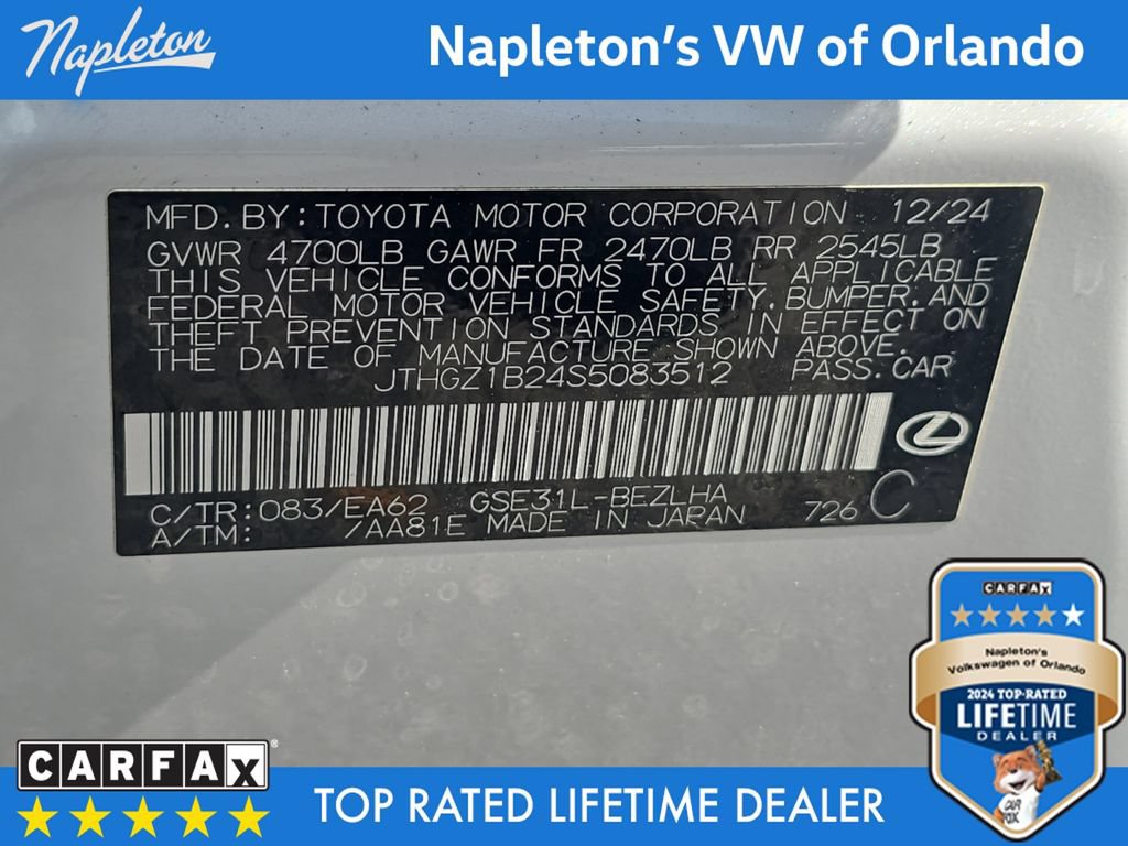 Used 2025 Lexus IS 350 F Sport w/ Navigation Package RWD image 31