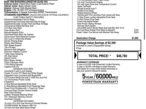 Used 2021 RAM 1500 Big Horn image 5