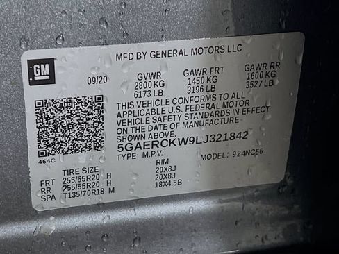 Used 2020 Buick Enclave Premium w/ Surround and Sites Package FWD image 11