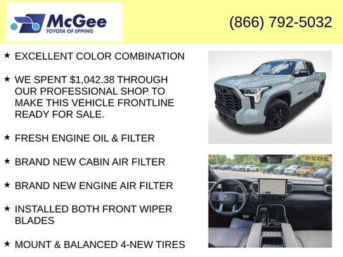 Used 2025 Toyota Tundra Limited w/ TRD Off-Road Package AWD/4WD image 8