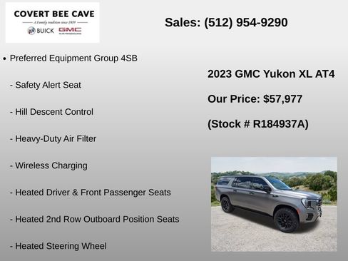 Used 2023 GMC Yukon XL AT4 w/ AT4 Premium Package AWD/4WD image 12