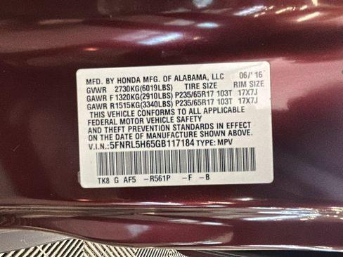 Used 2016 Honda Odyssey EX-L image 10