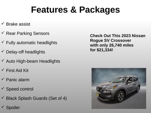 Used 2023 Nissan Rogue SV w/ SV Premium B Package image 21