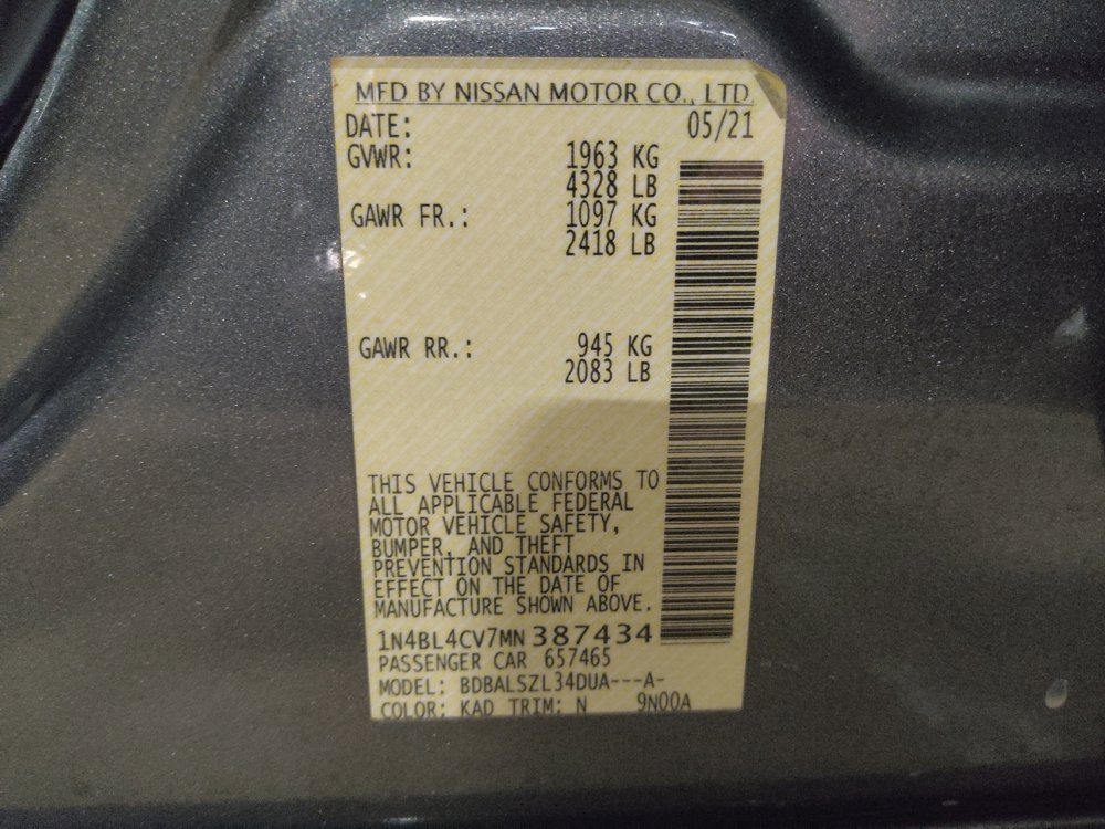 Used 2021 Nissan Altima 2.5 SR FWD image 33