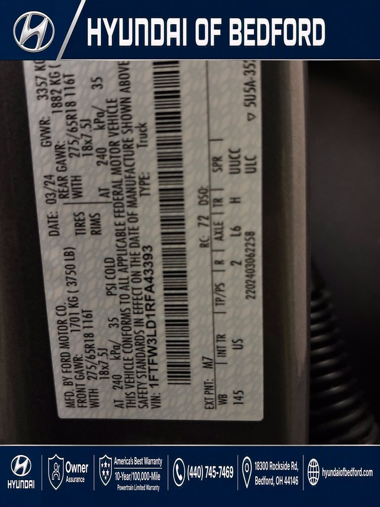 Used 2024 Ford F150 XLT w/ Mobile Office Package AWD/4WD image 17