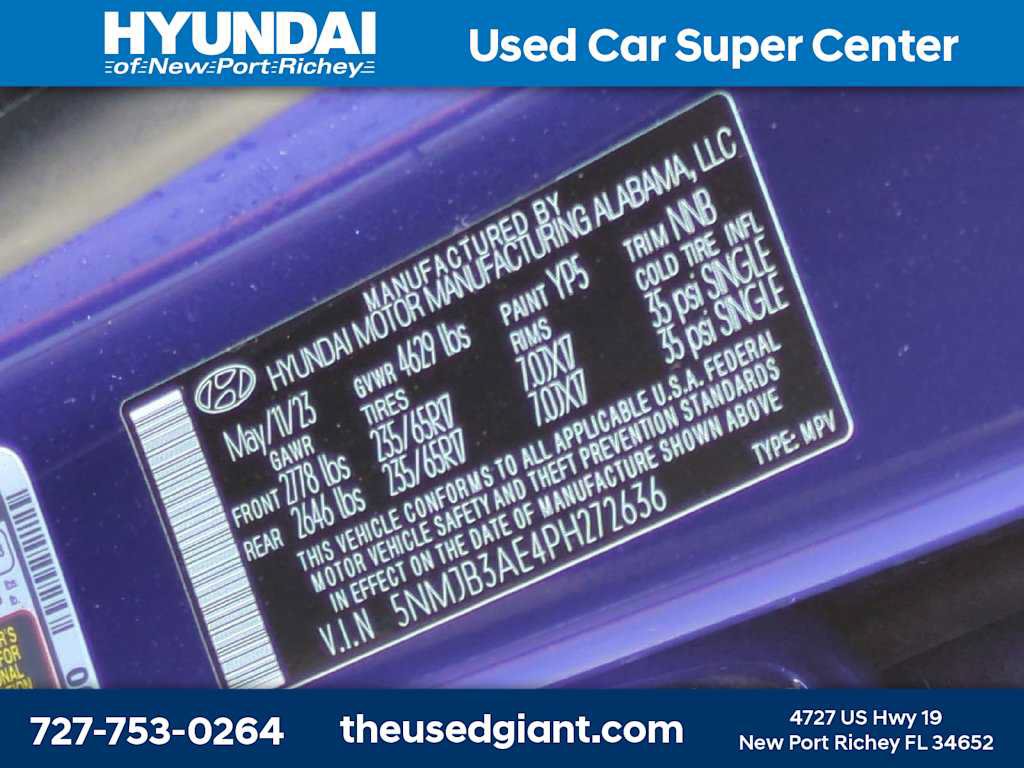 Certified 2023 Hyundai Tucson SEL FWD image 34