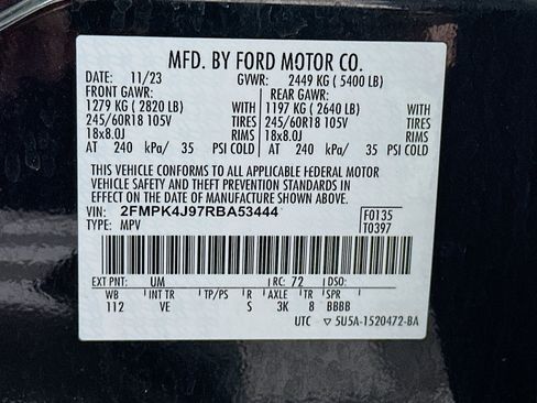 Used 2024 Ford Edge SEL AWD/4WD image 12