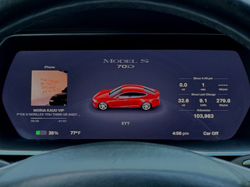 Used 2015 Tesla Model S 70D AWD/4WD image 19