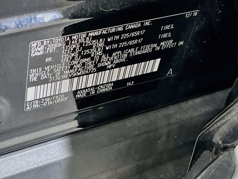 Used 2019 Toyota RAV4 LE w/ All Weather Liner Package AWD/4WD image 29