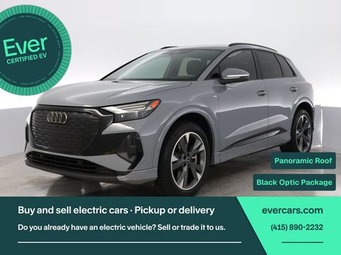 Used 2023 Audi Q4 e-tron Prestige w/ Black Optic Package AWD/4WD image 1