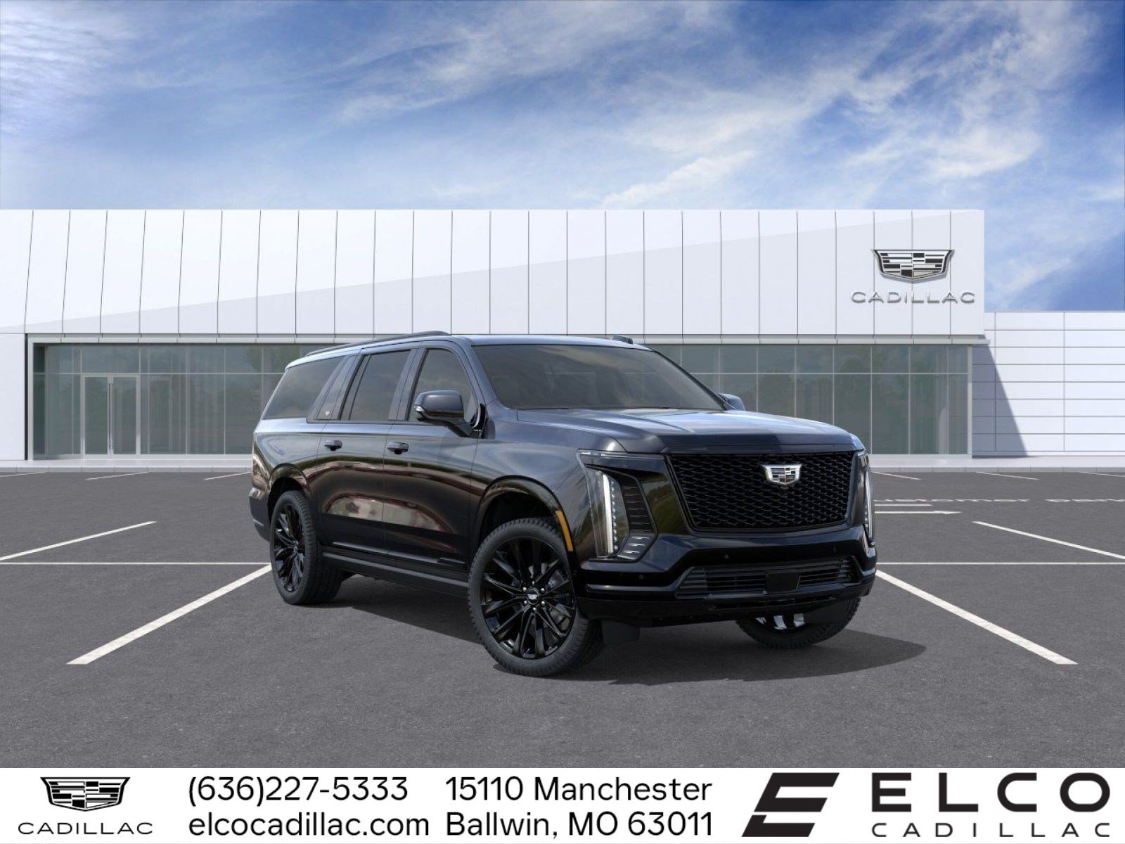 New 2026 Cadillac Escalade ESV Platinum Sport w/ LPO, ONYX Package AWD/4WD image 1