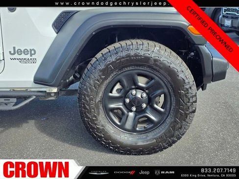 Certified 2021 Jeep Wrangler Unlimited Sport image 9