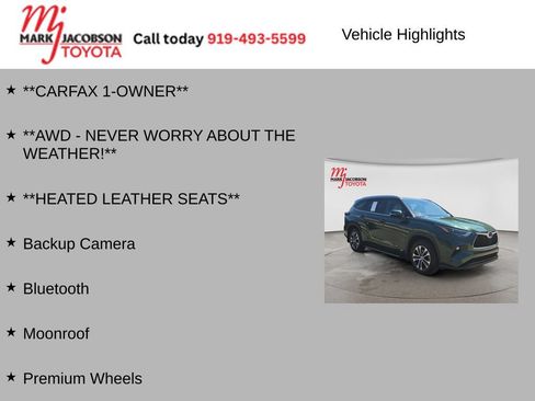 Used 2025 Toyota Highlander XLE AWD/4WD image 7