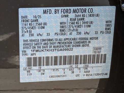 New 2026 Ford Explorer ST-Line w/ ST-Line Street Pack image 24