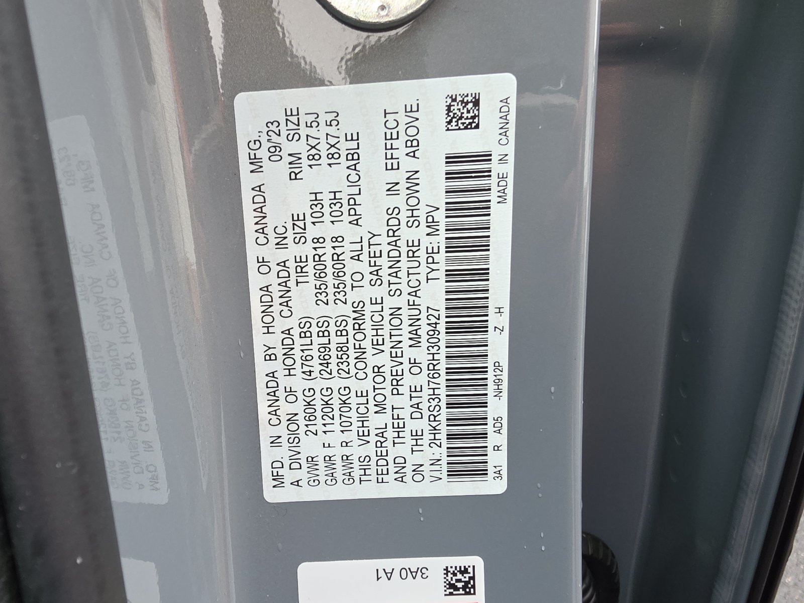 Certified 2024 Honda CR-V EX-L image 32