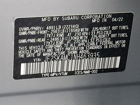 Certified 2022 Subaru Forester Wilderness image 27