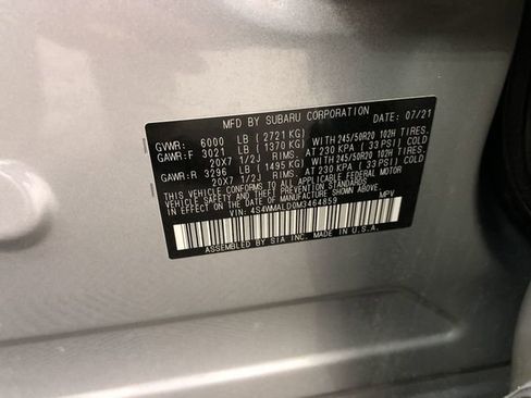 Used 2021 Subaru Ascent Limited w/ Technology Package image 32