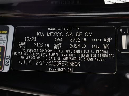 Used 2024 Kia Forte GT-Line w/ GT-Line Premium Package FWD image 53