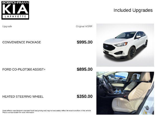 Used 2021 Ford Edge SEL w/ Convenience Package AWD/4WD image 4