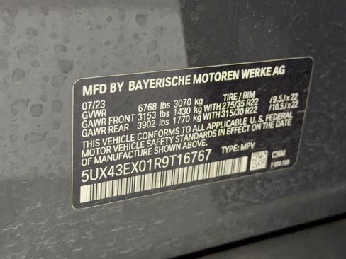 Certified 2024 BMW X6 M60i AWD/4WD image 31