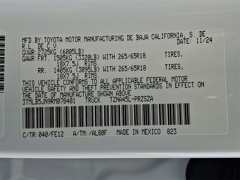 Certified 2024 Toyota Tacoma TRD Sport image 26