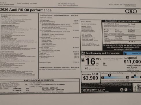 New 2026 Audi RS Q8 performance image 32