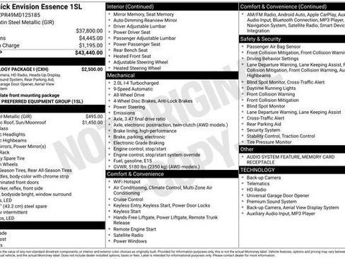 Used 2021 Buick Envision Essence w/ Technology Package I image 7