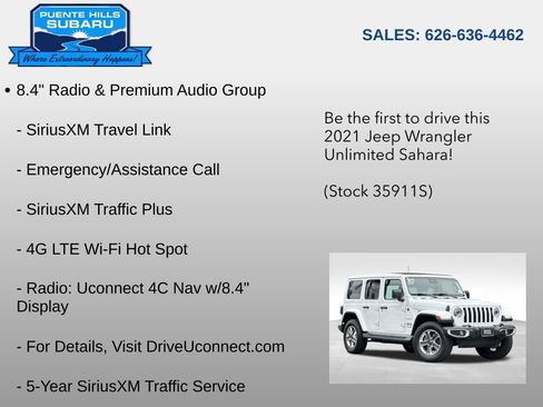 Used 2021 Jeep Wrangler Unlimited Sahara image 22