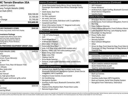 New 2026 GMC Terrain Elevation w/ Technology Package II image 3