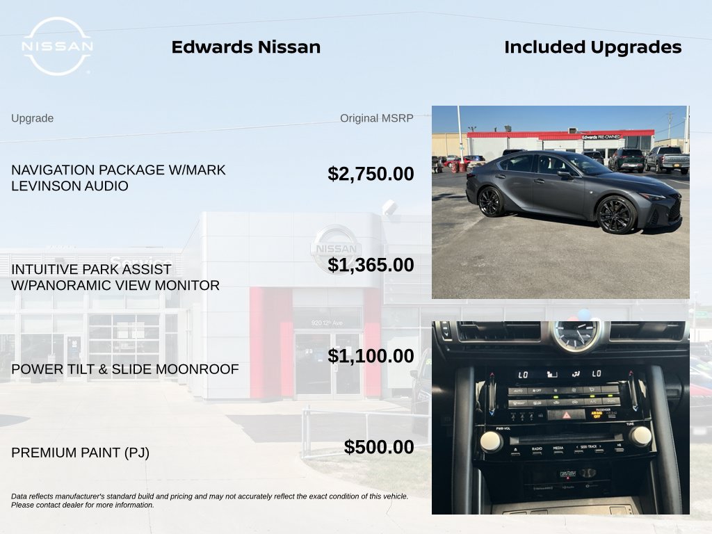 Used 2022 Lexus IS 350 F Sport AWD/4WD image 7