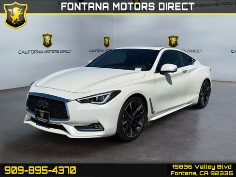 Used 2021 INFINITI Q60 3.0t Luxe w/ Cargo Package RWD image 1