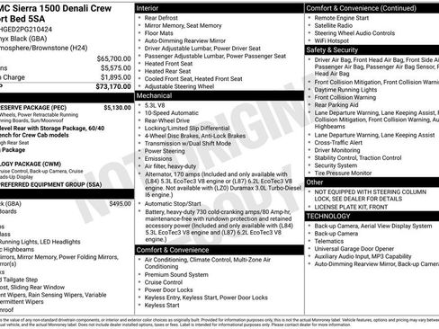 Used 2023 GMC Sierra 1500 Denali w/ Denali Reserve Package RWD image 46