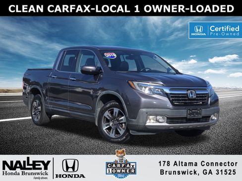 Certified 2019 Honda Ridgeline RTL-E image 1