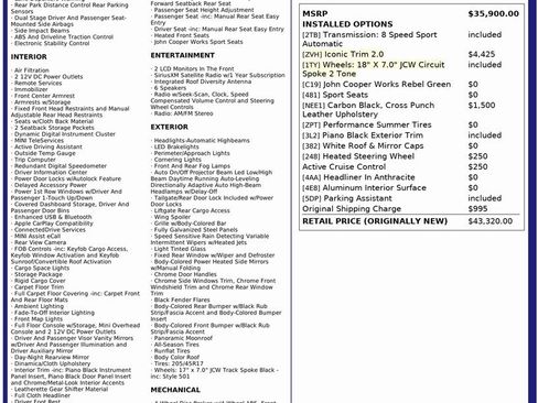 Used 2023 MINI Cooper John Cooper Works w/ Driver Assistance Package image 3