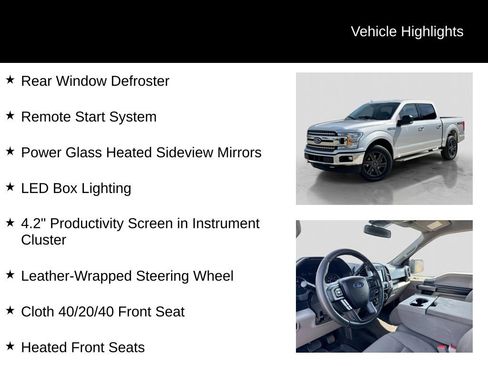Used 2019 Ford F150 XLT w/ Equipment Group 302A Luxury AWD/4WD image 26