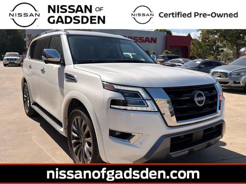 Used 2024 Nissan Armada Platinum w/ Captain's Chairs Package image 1