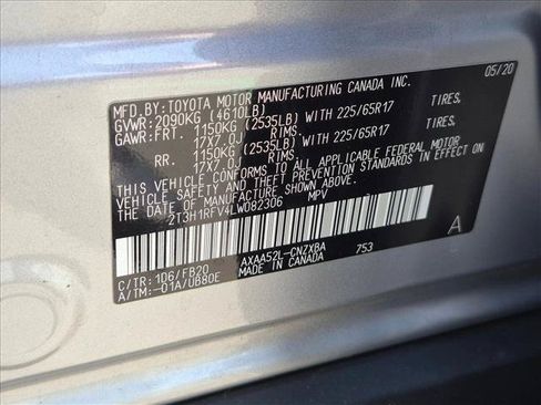 Used 2020 Toyota RAV4 LE w/ All Weather Liner Package FWD image 23