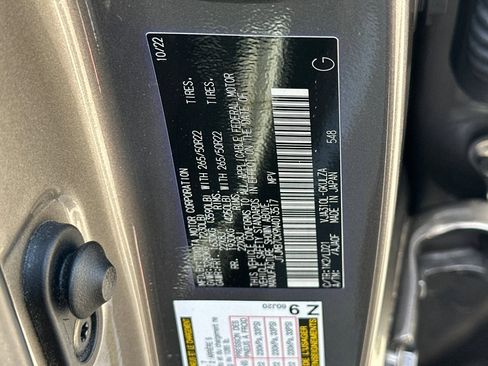 Used 2022 Lexus LX 600 F Sport w/ Accessory Package (Z1) AWD/4WD image 19