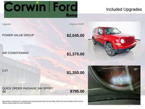 Used 2016 Jeep Patriot Sport w/ Power Value Group FWD image 3