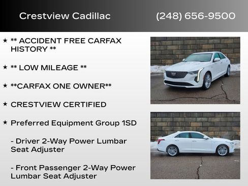 Certified 2023 Cadillac CT4 Premium Luxury w/ Climate Package image 6