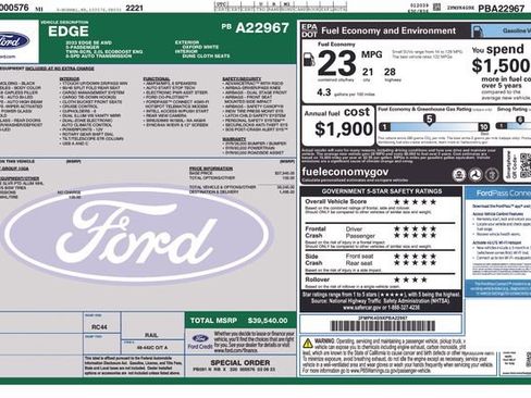 Certified 2023 Ford Edge SE AWD/4WD image 6
