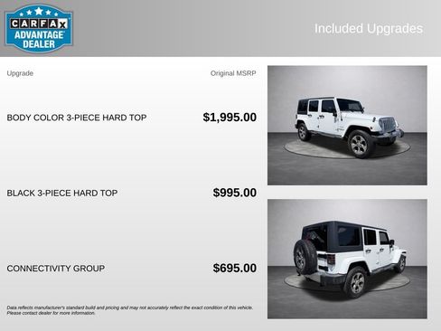 Used 2017 Jeep Wrangler Unlimited Sahara w/ Connectivity Group AWD/4WD image 5